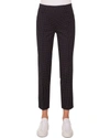 Akris Punto Franca Polka-dot Stretch Polka-dot Pants In Black Pattern