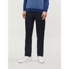 CANALI Regular-fit straight stretch-cotton trousers