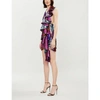 HALPERN CASCADE SEQUINNED DRESS