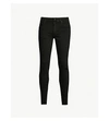 7 FOR ALL MANKIND 7 FOR ALL MANKIND MENS BLACK COTTON RONNIE TAPERED LUXE PERFORMANCE PLUS SKINNY JEANS, SIZE: 28/34