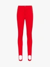 Moncler Stirrup Skinny-fit Trousers In Red