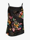 GUCCI GUCCI DRAPED SILK FLORAL PRINT CAMI,545404ZLQ6613336290