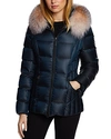 DAWN LEVY NIKKI SAGA FUR TRIM SHORT DOWN COAT,ND626071