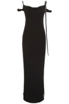 LOEWE DRESS WITH LEATHER STRAP,10781644
