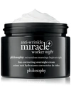 Philosophy Anti-wrinkle Miracle Worker Night+ Line-correcting Overnight Cream 2 oz/ 60 ml In No Color