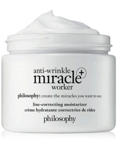 PHILOSOPHY ANTI-WRINKLE MIRACLE WORKER+ LINE-CORRECTING MOISTURIZER, 2 OZ.
