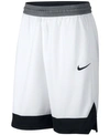 Nike Men's Dri-fit Colorblocked Basketball Shorts In White