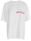GOLDEN GOOSE LOVE DEALER T-SHIRT,10781939