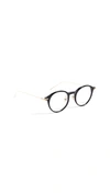 LINDA FARROW LUXE Linear Optical Round Glasses