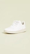 Veja V-10 Lace Up Sneakers Extra White In Extra White