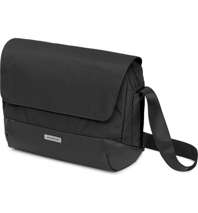 Moleskine Metro Slim Messenger Bag - Black In Black