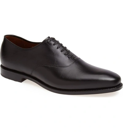 Allen Edmonds La Scala Plain Toe Oxford In Black Leather