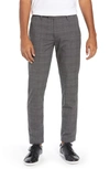 TED BAKER SQUARED SLIM FIT CHECK CROPPED TROUSERS,TC8M-GT09-SQUARD