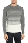 HUGO BOSS ECARDO DEGRADE VIRGIN WOOL BLEND SWEATER,5039150304100