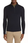 NORSE PROJECTS FJORD QUARTER ZIP WOOL & COTTON SWEATER,N45-0408