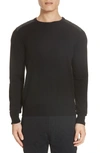Belstaff Kerrigan Cotton Crewneck Sweater In Blk