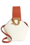 DANSE LENTE MINI JOHNNY LEATHER BUCKET BAG - IVORY,DS0008 MINI JOHNNY