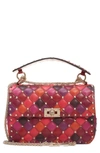 VALENTINO GARAVANI MEDIUM SPIKE. IT LEATHER SHOULDER BAG,RW2B0122NMU