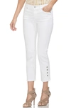 VINCE CAMUTO SNAP SIDE CROP JEANS,90993354