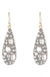 ALEXIS BITTAR ESSENTIALS DIAMOND DUST DEWDROP EARRINGS,LC00E057010