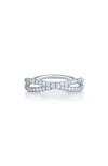 Kwiat Fidelity Crossover Diamond Band Ring In White Gold