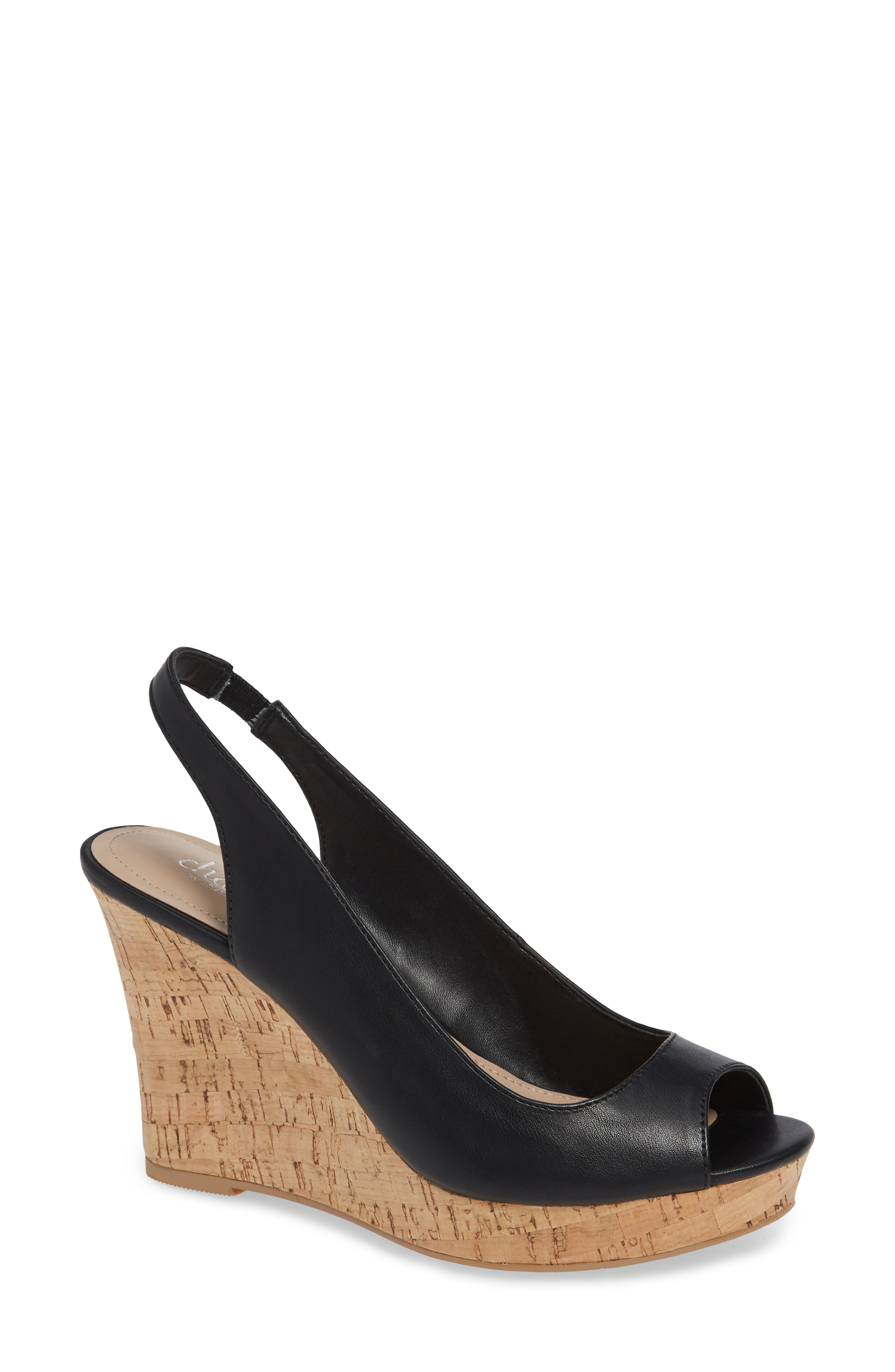 leandra slingback wedge