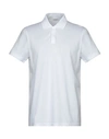 Saint Laurent Monogram Polo Shirt In White