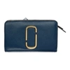 MARC JACOBS MARC JACOBS NAVY SNAPSHOT COMPACT WALLET