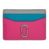 MARC JACOBS MARC JACOBS PINK SNAPSHOT CARD HOLDER