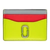 MARC JACOBS MARC JACOBS YELLOW SNAPSHOT CARD HOLDER