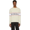 Givenchy Inverted Logo-instarsia Cotton Sweater In 130 White