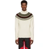 GIVENCHY Off-White Fairisle Turtleneck