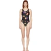MSGM MSGM MULTICOLOR FRUITS ONE-PIECE SWIMSUIT