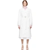 SIES MARJAN SIES MARJAN WHITE MATTE COATED NISA TRENCH COAT