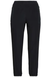 ADIDAS ORIGINALS ADIDAS ORIGINALS WOMAN STRIPED CREPE DE CHINE TRACK trousers BLACK,3074457345619836375