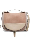 JW ANDERSON Leather and suede shoulder bag,3074457345619710906