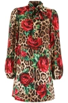 DOLCE & GABBANA PRINTED DRESS,10782202