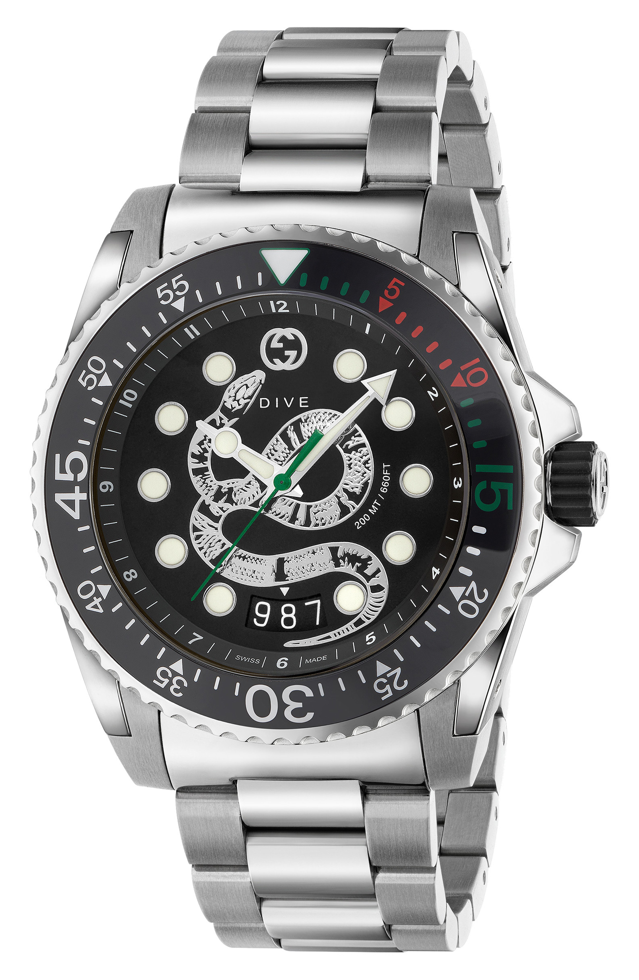 gucci dive watch 45mm price