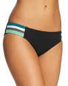 BECCA BY REBECCA VIRTUE BECCA BY REBECCA VIRTUE RIBBED AMERICAN BIKINI BOTTOM,324397