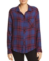 Rails Hunter Plaid Shirt In Raspberry/royal Black