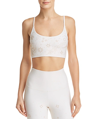 Beach Riot Weslie Embellished Cropped Top In Ivory