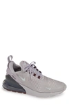 Nike Men's Air Max 270 Casual Shoes, Grey - Size 7.5 In Atmosphere Grey/ Light Silver