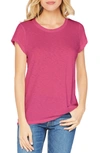 Michael Stars Slub Crewneck Tee In Calypso