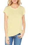 Michael Stars Slub Crewneck Tee In Daisy