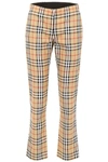 BURBERRY CHECK HANOVER TROUSERS,10782283