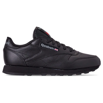 Reebok Women's Classic Leather Casual Shoes In Black