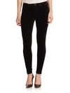 Ag Legging Velvet Skinny Jeans In Black