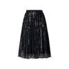 Rumour London Fairy Midi Sequined Skirt In Black In Sequined
