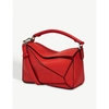 Loewe Puzzle Small Multi-function Leather Bag In Scarlet Red