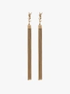 SAINT LAURENT GOLD-TONE LOULOU CHAIN TASSEL EARRINGS,506030Y161413455568